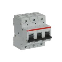 S803S-C25 jistič 3P char. C 25A s klecovou svorkou Icu 50kA ABB 2CCS863001R0254