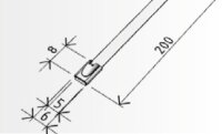 Pásek kovový se zámkem PKZ-FI 200 ''A2'' ARKYS ARK-239581