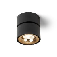 ALBANO přisazená černá/zlatá 230V LED 5W 3000K RENDL R14426