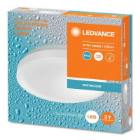 Stropní svítidlo LEDVANCE CEILING ROUND IP44 SENSOR 255 SEN 18W 840 IP44