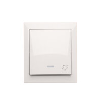 tlačítko 'zvonek' s podsvětlením odolným proti vlhkosti bílý ACD1L/11