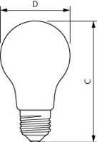 CorePro LEDBulb ND 10.5-100W E27A60 830