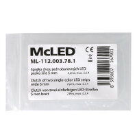 Spojka dvou jednobarevných LED pásků šíře 5mm, 2 piny, max. 5,5A ML-112.003.78.1