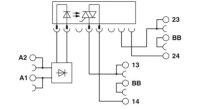 Elektronický reléový modul PLC-OPT- 24DC/230AC/ 2/ACT 1176854