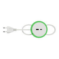 Unica System+ Stolní box XS s USB A/C 3.1A zápustný Bílá SCHNEIDER INS44008