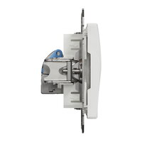 Sedna D/E Datová zásuvka 1xRJ45 kat. 6 STP, Bílá SCHNEIDER SDD111461S