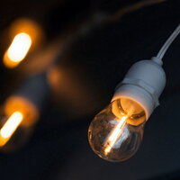 LED žárovka ORO AMBER E27 ST45 1W WW LED-POL ORO33237