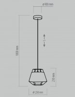 CRISTAL WHITE 1851 1x E27 60W TK LIGHTING 1851