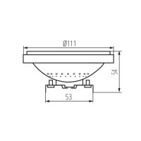 LED světelný zdroj AR-111 LED SL/WW/W 22960 Kanlux