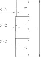 OBO 5408946 Izolovaný jímací stožár isFang 6000