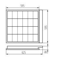Zářivkové svítidlo RSTR N 418 PT-EVG-H MILEDO 31046 Kanlux (starý kód 30004)