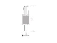 LED KAPSULE COB DELUXE 360 světelný zdroj, studená bílá PANLUX PN65201003
