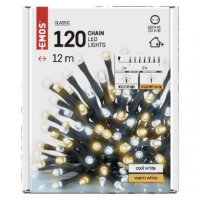 120LED XMAS FF 12M IP44 T CW/WW