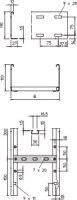 OBO LG 112 VS 6 FT Kabelový žebřík s příčkou VS 110x200x6000 Ocel žár.zinek