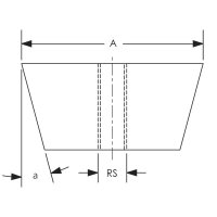 trapézová matice M8 CADDY HW8 187280