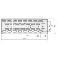 Kabelový žlab 60x150x0,75 žárový zinek (Jupiter) KOPOS KZI 60X150X0.75_F