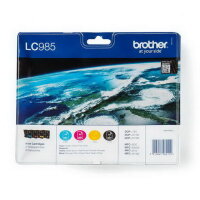 BROTHER LC-985 sada inkoustů - black, magenta, yellow, cyan