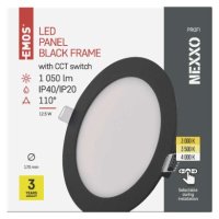 LED PANEL VESTAVNÝ KRUH 12W 1000LM IP20 CCT Č TRIAC EMOS ZD1333T
