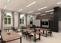 Závěsné svítidlo Aula ZT 1200mm 42W 3000K 5359lm mosaz LUCIS ZT.AU1.L1.1200.74