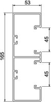 Kanál pro vestavbu přístrojů GK-53165RW