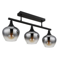 Stropní svítidlo MAXY černá 3x40W E27 IP20 GLOBO 15548-3D1