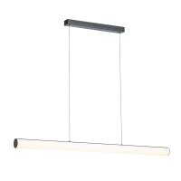 RIVIER LED I závěsná  černá/mléčný akryl 230V LED 24W  3000K RENDL R14495