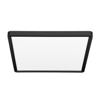 TERY LED sv. čtverec 32W,40cm,CCT,3840lm,IP40,černý lem ECOLITE W008S-CCT/32W/CR