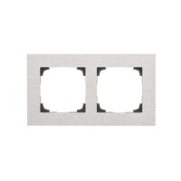 Rámeček 2 násobný, kovový nerez KONTAKT SIMON TRN2/188
