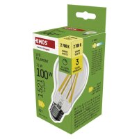 LED žárovka Filament A60 E27 11W (100 W) 1 521lm teplá bílá stmívatelná ZF5D62D