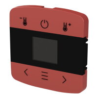 Kryt pro termostat ABB TANGO s Bluetooth, vřesová červená 2CHA910400A4533