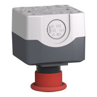 Ovládací skříňka jednotlačítková O 40 mm červená 1 V SCHNEIDER XALD164H29H7