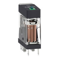 Schneider RXG21JD Relé Zelio RXG, 2 C/O , 5 A, 12 V DC, testovací tlačítko