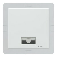 Klapka, Merten System M, s okénkem, IP44, active white, lesklý plast 432725