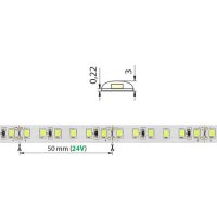 LED pásek SMD2835 WW, 120LED/m, IP54, 5m, 24V