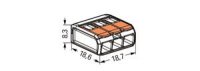 Krabicová svorka COMPACT, 3x 0,14-4 mm2 (CYA) WAGO 221-413
