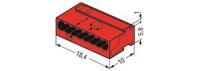 Spojovací krabicová svorka MICRO pro plné vodiče 8x 0,6-0,8mm WAGO 243-808