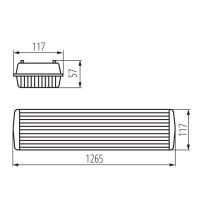 Prachotěsné svítidlo DICHT 4LED N 236/PS 31062 Kanlux starý kód 30183