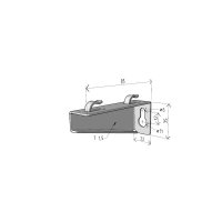 Nosník NZM 50 ''ŽZ'' pro žlab 50/50 ARKYS ARK-225005