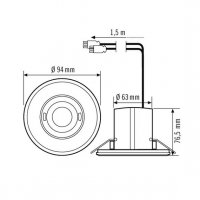 EP10427862 Čidlo pohybu 360° MD Flat E 3
