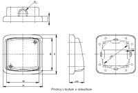 Svorkovnice s krytem pro přívod 5x 2,5 mm2 Cu 3938A-A106 B bílá Tango ABB