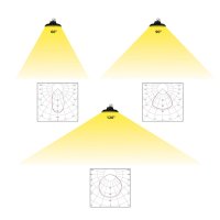 Průmyslové svítidlo LEDtec G2 240W, 5000K, 60°, CRI80, stmívatelné 0-10V