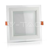 12W LED Panel Downlight Glass - Square W