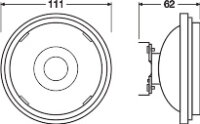 LPAR111 7524 11,7W/930 12V G53 FS1 OSRAM