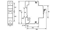Jistič DLS 6H C20-1 6KA 1pól., C-charakt., 20 A, 6 kA DOEPKE 09914204