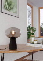 Stolní svítidlo MADONNINA H-325 černá/šedá-TRANS. 1X40W EGLO 900946