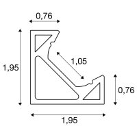 GRAZIA 10 EDGE, 2 m bílá    SLV 1004890