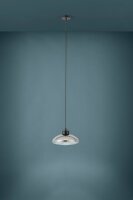 Závěsné svítidlo SARNARRA LED černá/černá-TRANSP. 1X5,4W EGLO 390298
