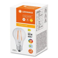 Světelný zdroj LEDVANCE LED CLASSIC A DIM CRI 90 S 5.8W 940 Clear E27