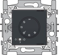 Termostat analogový-ANTHRACITE NIKO 122-88000