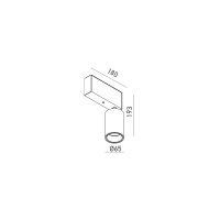 XTRIM M ADJ. DALI MINI PROJECTOR 16W 48V